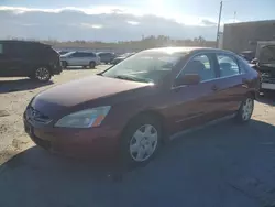 Salvage cars for sale at Fredericksburg, VA auction: 2005 Honda Accord LX