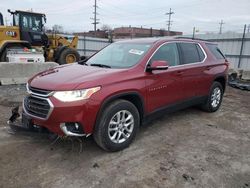 Salvage cars for sale from Copart Chicago Heights, IL: 2019 Chevrolet Traverse LT