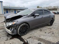 Salvage cars for sale from Copart Tulsa, OK: 2015 Honda Civic LX