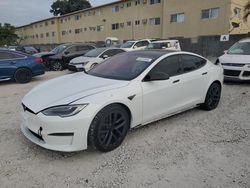 Tesla salvage cars for sale: 2022 Tesla Model S