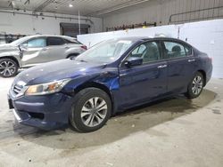 Salvage cars for sale at Candia, NH auction: 2013 Honda Accord LX