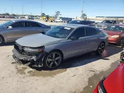 Salvage cars for sale at New Orleans, LA auction: 2024 Honda Accord Hybrid Sport