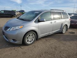 Toyota Sienna xle salvage cars for sale: 2011 Toyota Sienna XLE