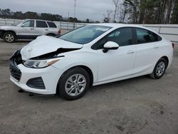 Salvage cars for sale from Copart Dunn, NC: 2019 Chevrolet Cruze LS