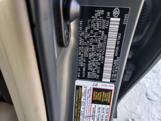 2012 Toyota Camry Base