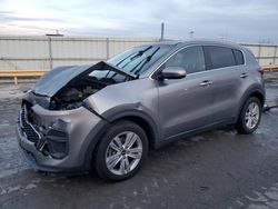 Salvage cars for sale from Copart Dyer, IN: 2017 KIA Sportage LX