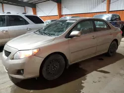 Toyota salvage cars for sale: 2009 Toyota Corolla Base