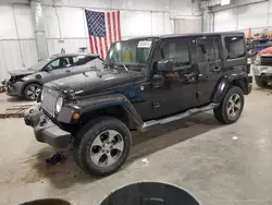 Jeep salvage cars for sale: 2017 Jeep Wrangler Unlimited Sahara