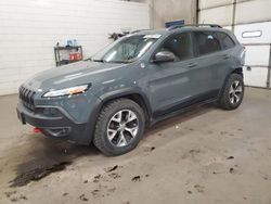 Jeep salvage cars for sale: 2014 Jeep Cherokee Trailhawk