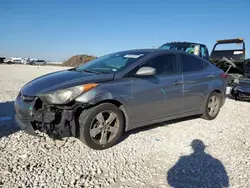 Salvage cars for sale at Taylor, TX auction: 2013 Hyundai Elantra GLS