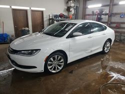 Salvage cars for sale at Pekin, IL auction: 2016 Chrysler 200 S