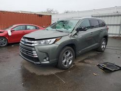 Toyota salvage cars for sale: 2019 Toyota Highlander Hybrid Limited