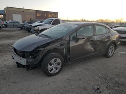 Salvage cars for sale at Kansas City, KS auction: 2013 Honda Civic LX