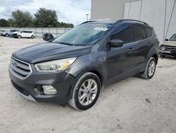 Salvage cars for sale from Copart Apopka, FL: 2017 Ford Escape SE