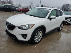 Salvage cars for sale at Lansing, MI auction: 2015 Mazda CX-5 GT