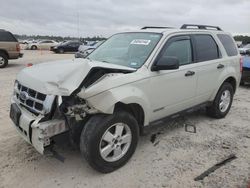 Salvage cars for sale at Houston, TX auction: 2008 Ford Escape XLT