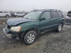 Salvage cars for sale at Eugene, OR auction: 2001 Toyota Highlander