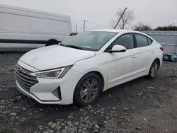 Salvage cars for sale from Copart Marlboro, NY: 2019 Hyundai Elantra SEL