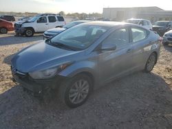 Salvage cars for sale at San Antonio, TX auction: 2015 Hyundai Elantra SE