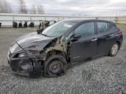 Nissan salvage cars for sale: 2018 Nissan Leaf S