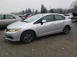 Vehiculos salvage en venta de Copart Graham, WA: 2013 Honda Civic LX