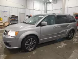 Salvage cars for sale at Wayland, MI auction: 2017 Dodge Grand Caravan SXT