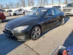 Salvage cars for sale at Bridgeton, MO auction: 2015 Tesla Model S