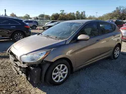 Salvage cars for sale at Riverview, FL auction: 2013 Hyundai Accent GLS