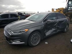 Ford salvage cars for sale: 2017 Ford Fusion Titanium Phev