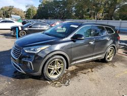 Salvage cars for sale at Eight Mile, AL auction: 2017 Hyundai Santa FE SE Ultimate