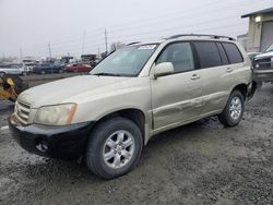 Salvage cars for sale at Eugene, OR auction: 2003 Toyota Highlander Limited