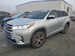 Toyota salvage cars for sale: 2018 Toyota Highlander LE