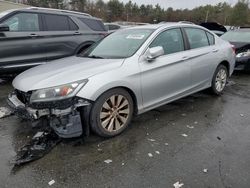 Salvage cars for sale at Exeter, RI auction: 2015 Honda Accord EXL