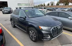 Audi Vehiculos salvage en venta: 2021 Audi Q5 Premium Plus