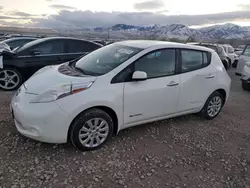 Salvage cars for sale at Magna, UT auction: 2016 Nissan Leaf S