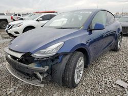 Salvage cars for sale from Copart Cleveland: 2021 Tesla Model Y