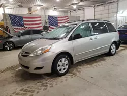 Salvage cars for sale at Columbia, MO auction: 2008 Toyota Sienna CE