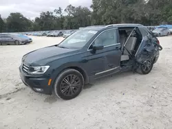 Salvage cars for sale at Ocala, FL auction: 2019 Volkswagen Tiguan SE