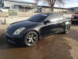 Infiniti salvage cars for sale: 2005 Infiniti G35