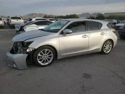 Salvage cars for sale at Las Vegas, NV auction: 2011 Lexus CT 200