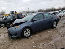 Toyota salvage cars for sale: 2017 Toyota Corolla L