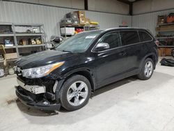 Toyota Highlander salvage cars for sale: 2016 Toyota Highlander Limited