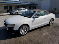 Salvage cars for sale at Fort Pierce, FL auction: 2011 Audi A5 Premium Plus