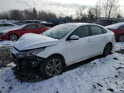 Salvage cars for sale from Copart Chalfont, PA: 2022 KIA Forte FE