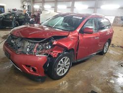 Salvage cars for sale at Pekin, IL auction: 2014 Nissan Pathfinder S