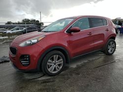 Salvage cars for sale at Orlando, FL auction: 2018 KIA Sportage LX