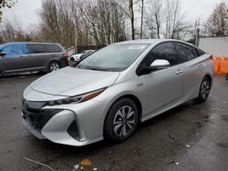 Salvage cars for sale at Portland, OR auction: 2017 Toyota Prius Prime