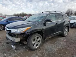 Toyota salvage cars for sale: 2016 Toyota Highlander Limited