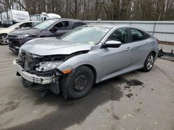 Salvage cars for sale at Glassboro, NJ auction: 2016 Honda Civic LX