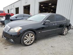 Salvage cars for sale at Jacksonville, FL auction: 2009 Infiniti M35 Base